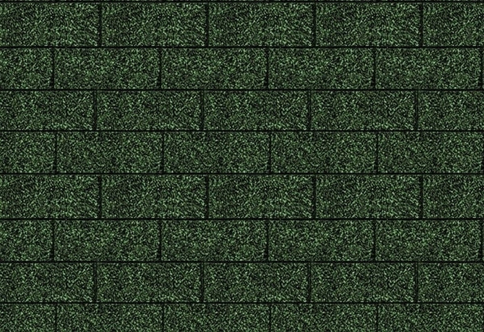 Karibu Dachschindeln Rechteck dunkelgrün 18 Pakete