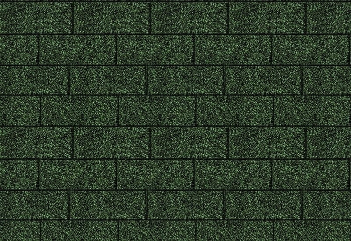 Karibu Dachschindeln Rechteck dunkelgrün 19 Pakete