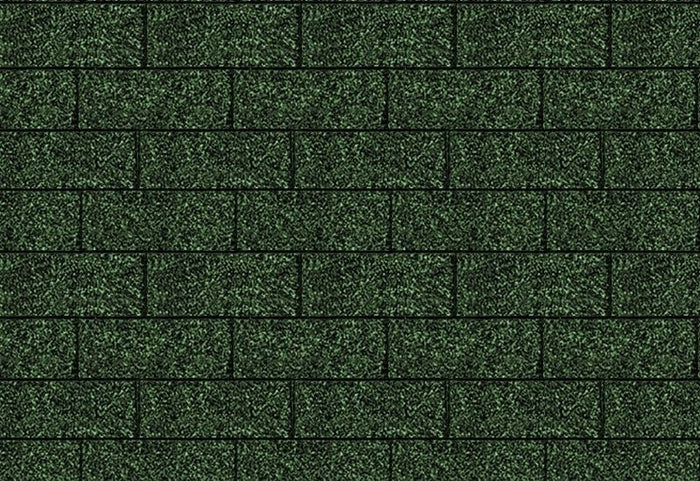 Karibu Dachschindeln Rechteck dunkelgrün 21 Pakete