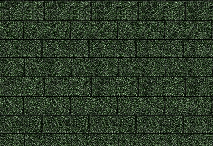 Karibu Dachschindeln Rechteck dunkelgrün 2 Pakete