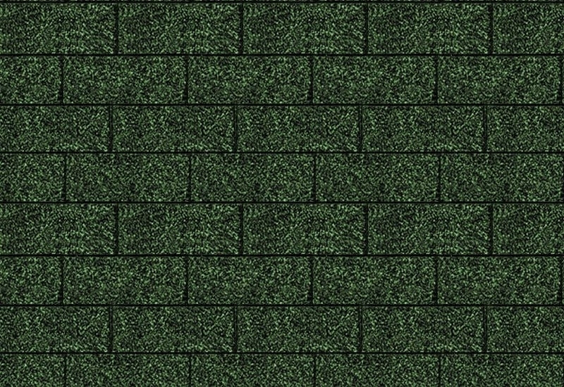 Karibu Dachschindeln Rechteck dunkelgrün 3 Pakete