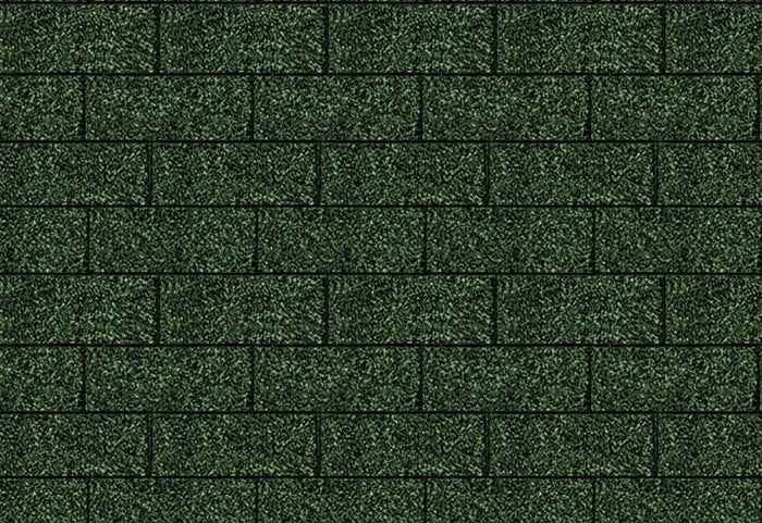 Karibu Dachschindeln Rechteck dunkelgrün 3  Pakete