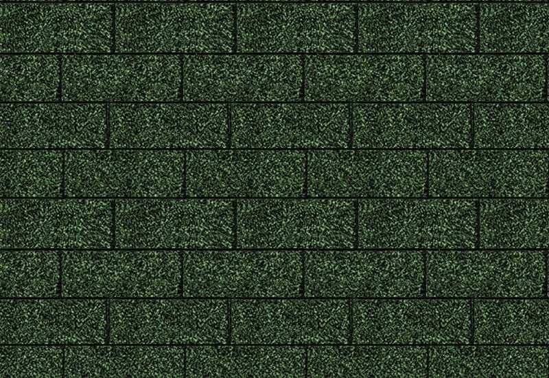 Karibu Dachschindeln Rechteck dunkelgrün 3 Pakete