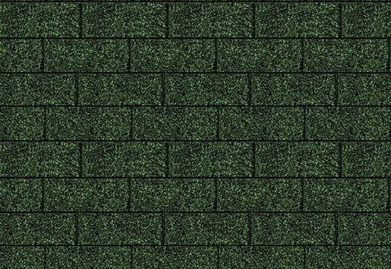 Karibu Dachschindeln Rechteck dunkelgrün 5  Pakete