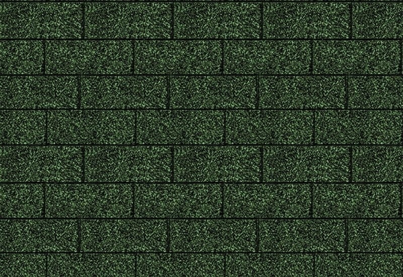 Karibu Dachschindeln Rechteck dunkelgrün 7  Pakete