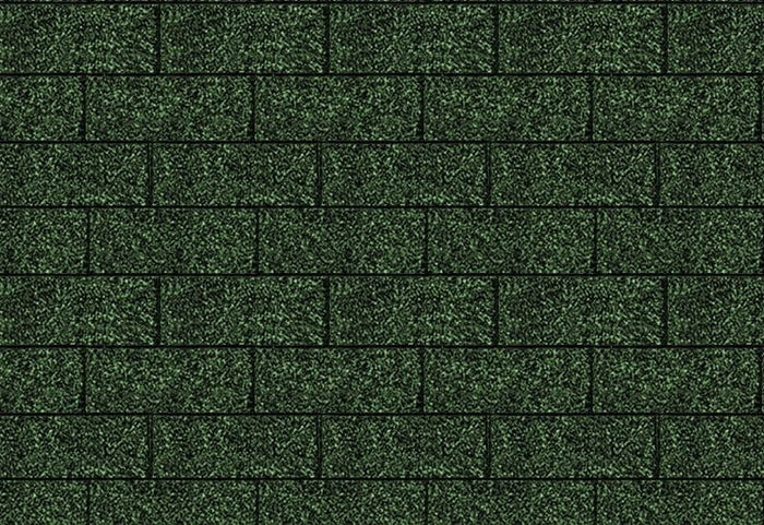 Karibu Dachschindeln Rechteck dunkelgrün 7  Pakete