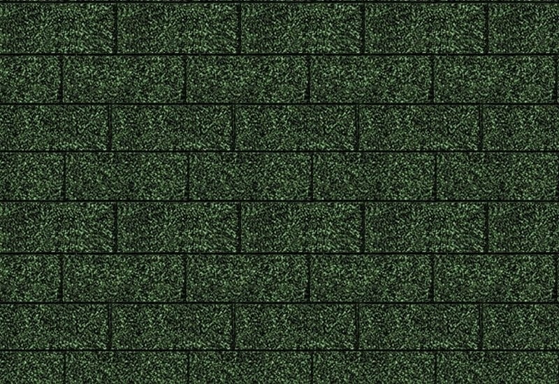 Karibu Dachschindeln Rechteck dunkelgrün 7 Pakete