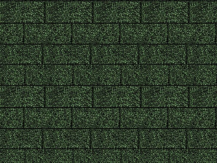 Karibu Dachschindeln Rechteck dunkelgrün 8  Pakete