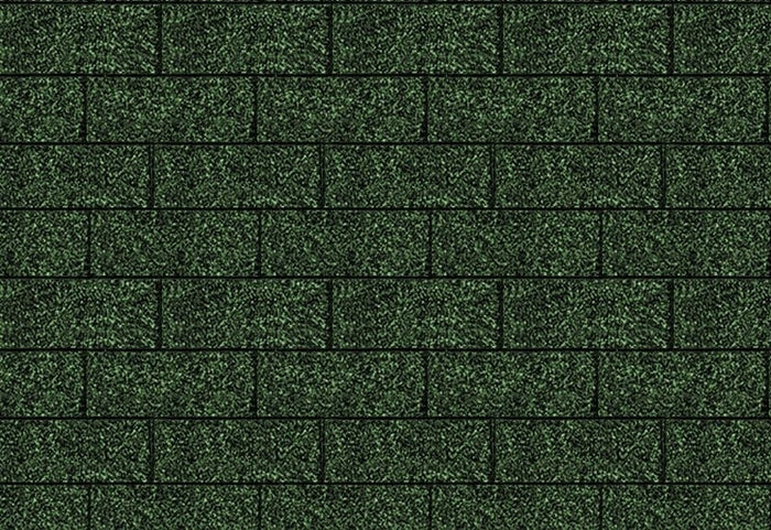 Karibu Dachschindeln Rechteck dunkelgrün 8  Pakete