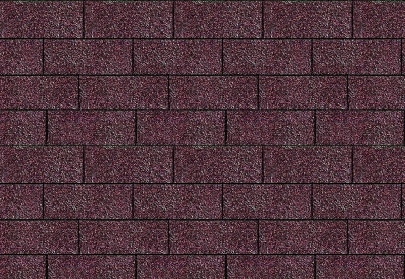 Karibu Dachschindeln Rechteck dunkelrot 11 Pakete