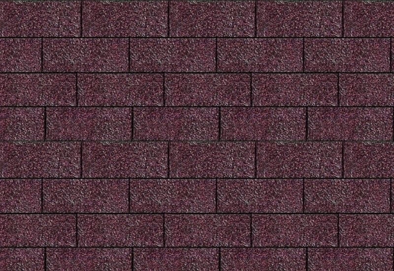 Karibu Dachschindeln Rechteck dunkelrot 13 Pakete