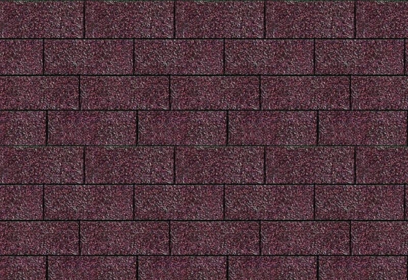 Karibu Dachschindeln Rechteck dunkelrot 14  Pakete