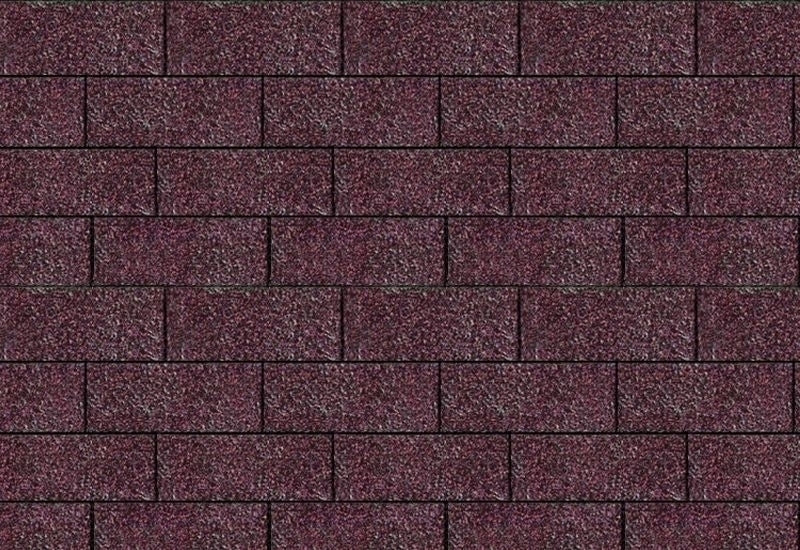 Karibu Dachschindeln Rechteck dunkelrot 16 Pakete