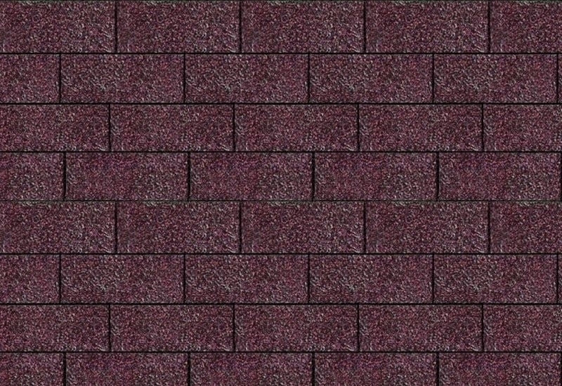 Karibu Dachschindeln Rechteck dunkelrot 18 Pakete