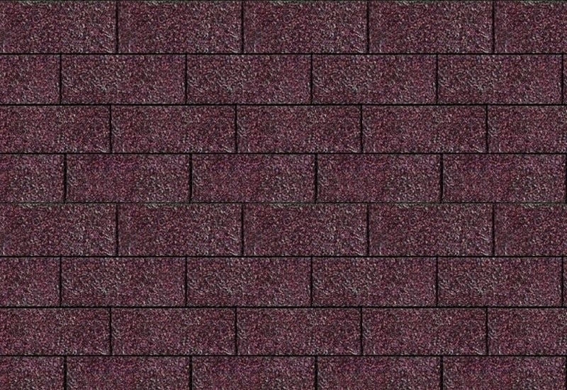 Karibu Dachschindeln Rechteck dunkelrot 19 Pakete