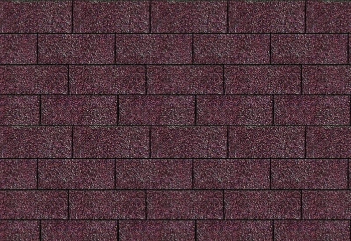 Karibu Dachschindeln Rechteck dunkelrot 19 Pakete