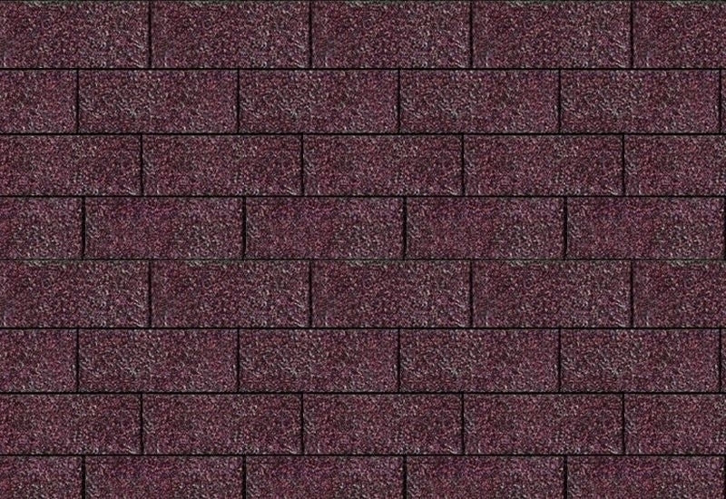 Karibu Dachschindeln Rechteck dunkelrot 27 Pakete