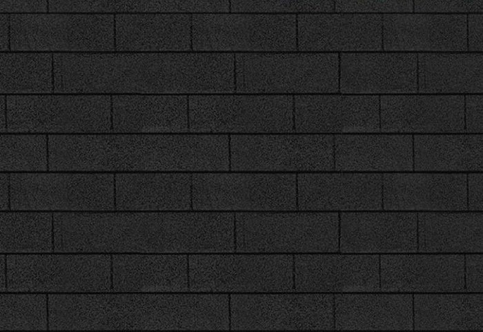 Karibu Dachschindeln Rechteck schwarz 1 Paket