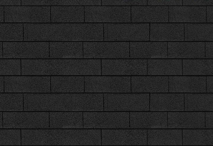 Karibu Dachschindeln Rechteck schwarz 1  Paket