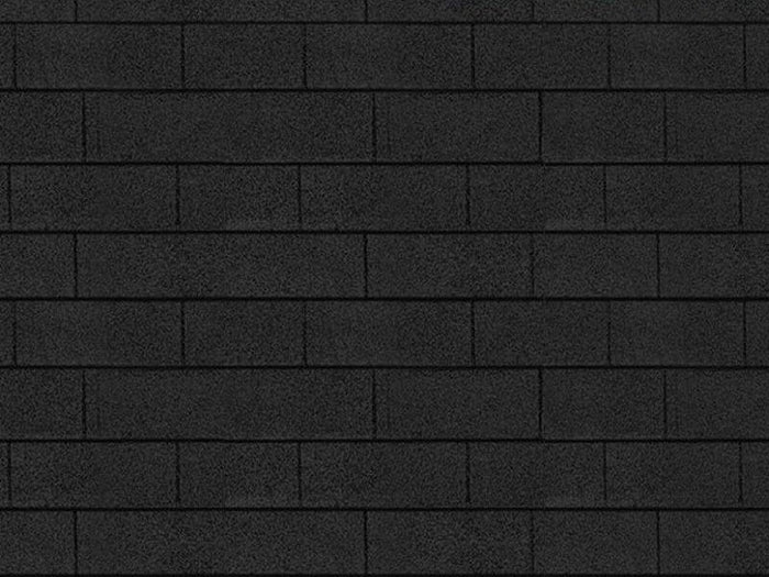 Karibu Dachschindeln Rechteck schwarz 1  Paket