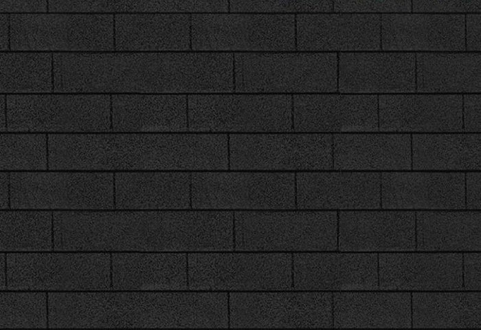 Karibu Dachschindeln Rechteck schwarz 1  Paket