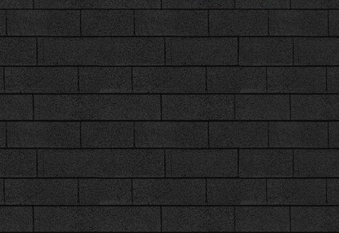 Karibu Dachschindeln Rechteck schwarz 18 Pakete