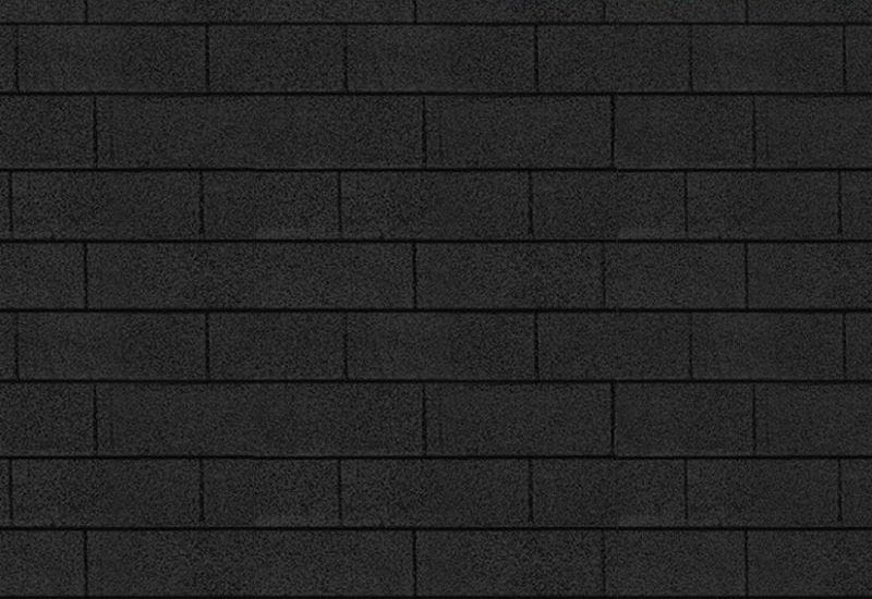 Karibu Dachschindeln Rechteck schwarz 2 Pakete