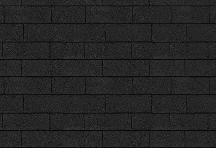 Karibu Dachschindeln Rechteck schwarz 2 Pakete