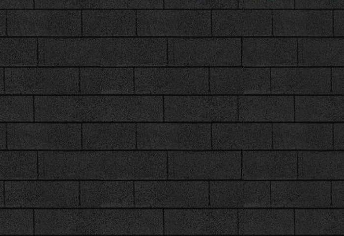 Karibu Dachschindeln Rechteck schwarz 27 Pakete