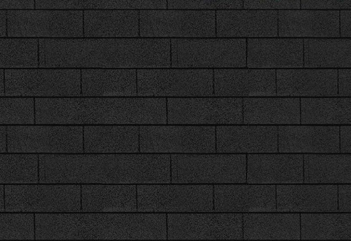 Karibu Dachschindeln Rechteck schwarz 3 Pakete