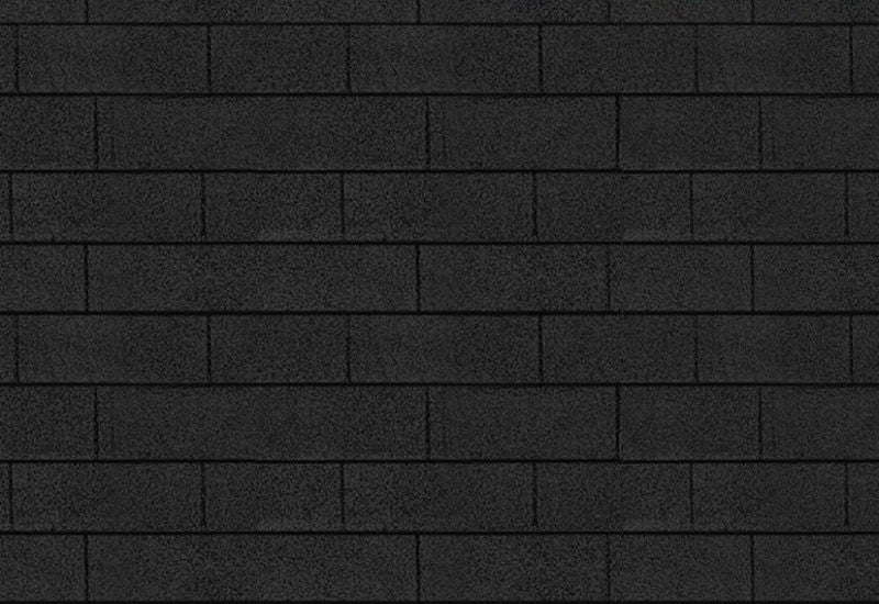 Karibu Dachschindeln Rechteck schwarz 3  Pakete