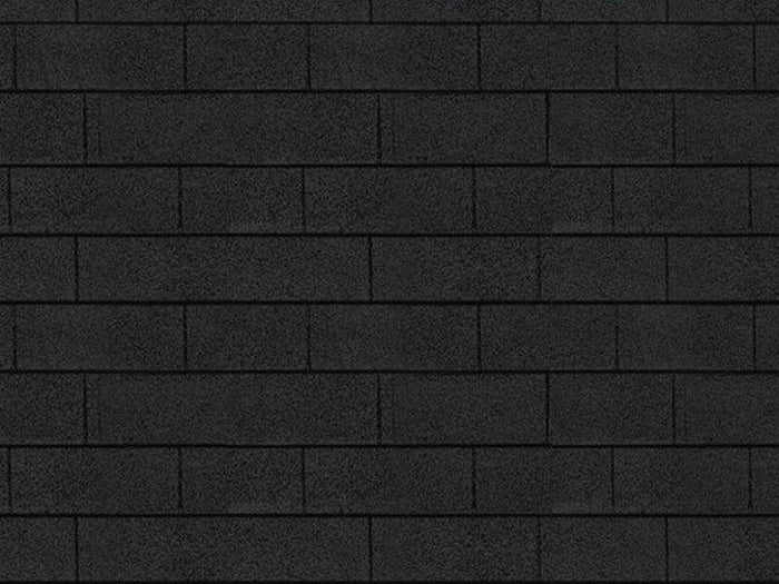 Karibu Dachschindeln Rechteck schwarz 4  Pakete