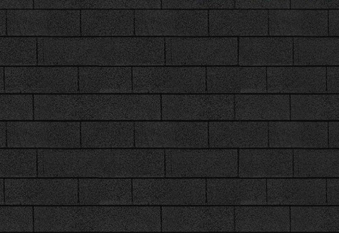 Karibu Dachschindeln Rechteck schwarz 4  Pakete