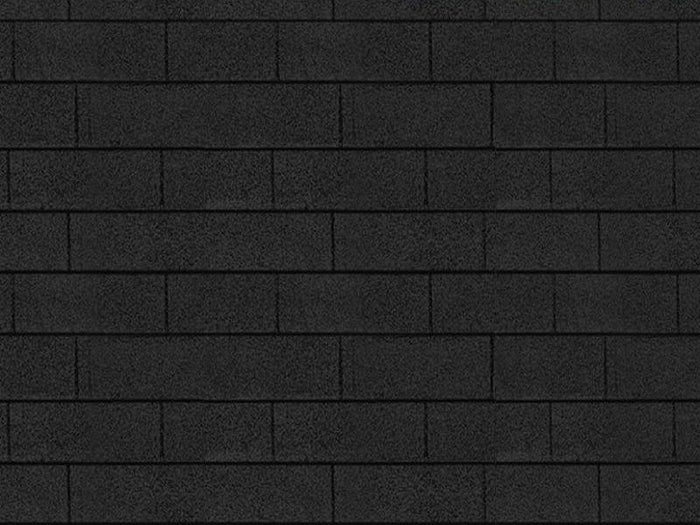 Karibu Dachschindeln Rechteck schwarz 8  Pakete