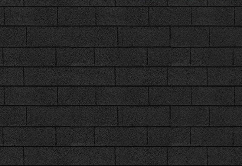 Karibu Dachschindeln Rechteck schwarz 8  Pakete