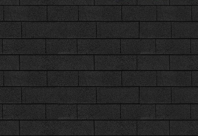 Karibu Dachschindeln Rechteck schwarz 9 Pakete