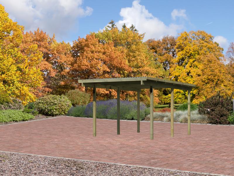 Karibu Einzelcarport ECO 1 Variante A kdi