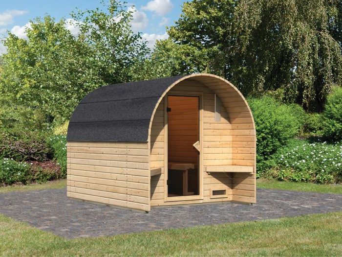 Karibu Fasshaus 2 ohne Saunaofen