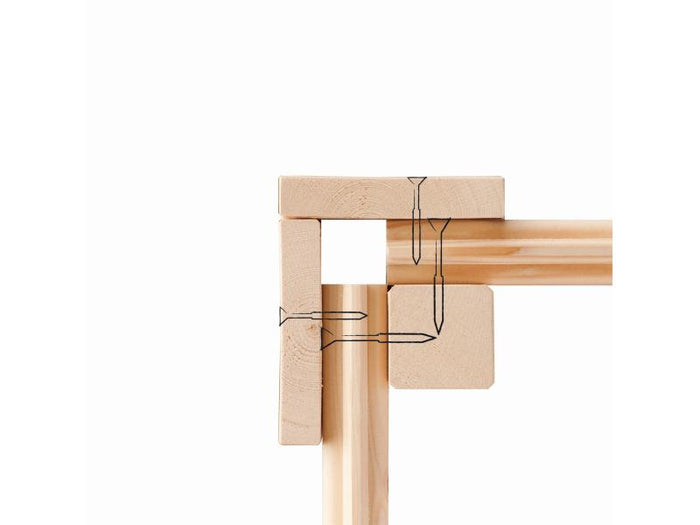 Karibu Gartenhaus Kandern 3 terragrau mit Anbaudach 2,35 m inkl. Rückwand