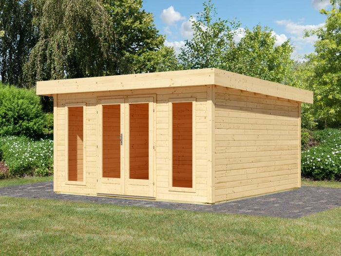 Karibu Gartenhaus North, natur 38 mm