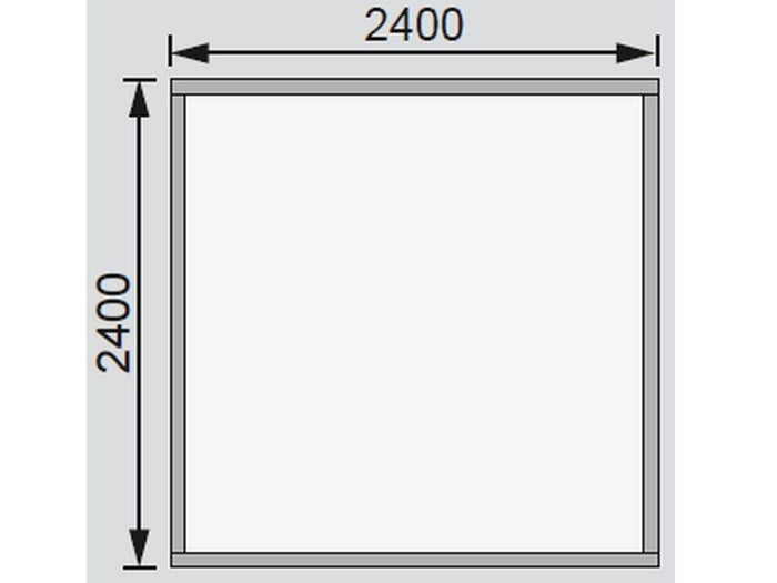 Karibu Gartenhaus Ravenna 1 natur, inkl. Fußboden und Dachschindeln (schwarz)
