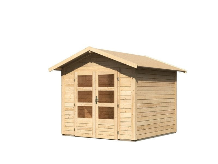 Karibu Gartenhaus Ravenna 1 natur