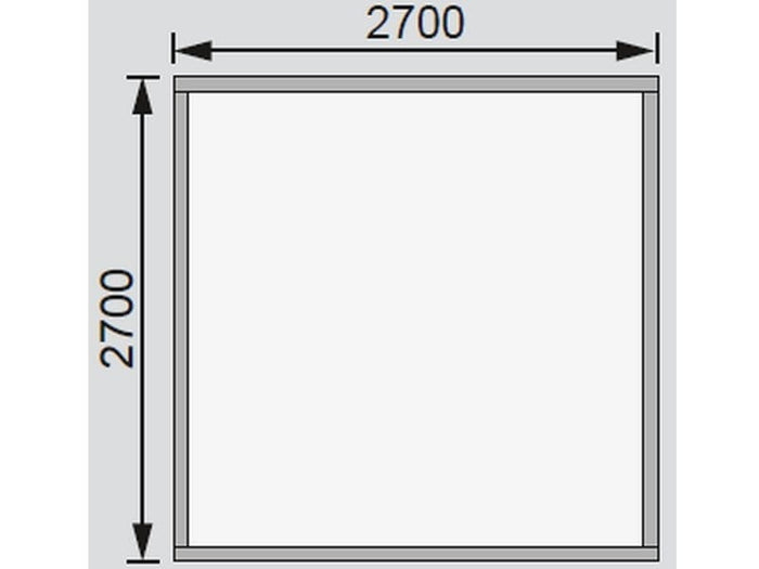 Karibu Gartenhaus Ravenna 2, natur, inkl. Fußboden