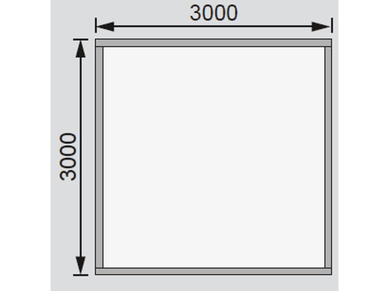 Karibu Gartenhaus Ravenna 3 naturbelassen, inkl. Fußboden