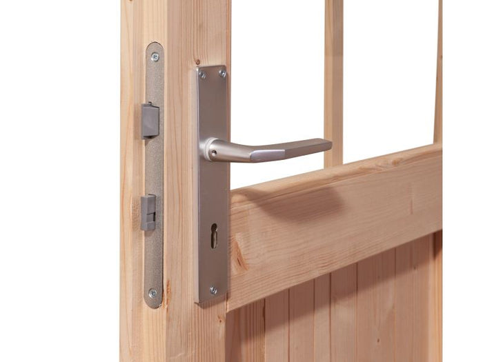 Karibu Gartenhaus Ravenna 3 terragrau, inkl. Fußboden