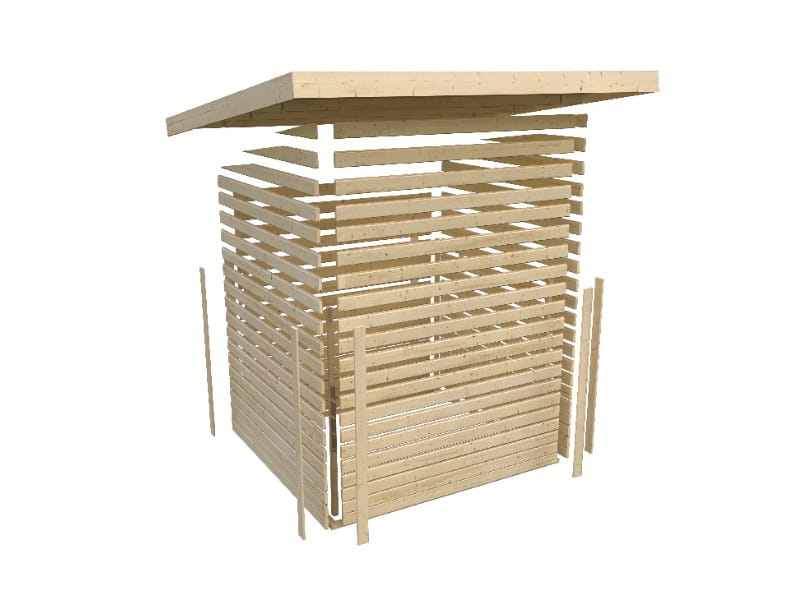 Karibu Gartenhaus Stockach 3 in schwarz