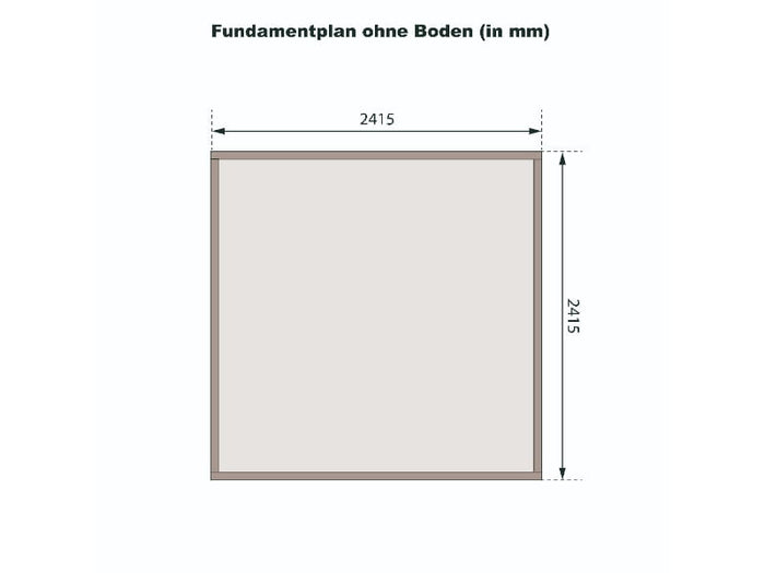 Karibu Gartenhaus Stockach 4 in schwarz