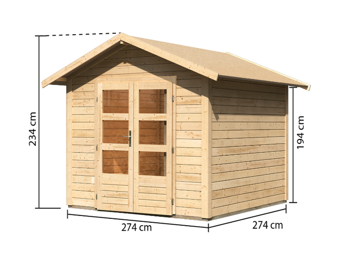 Karibu Gartenhaus Talkau 6
