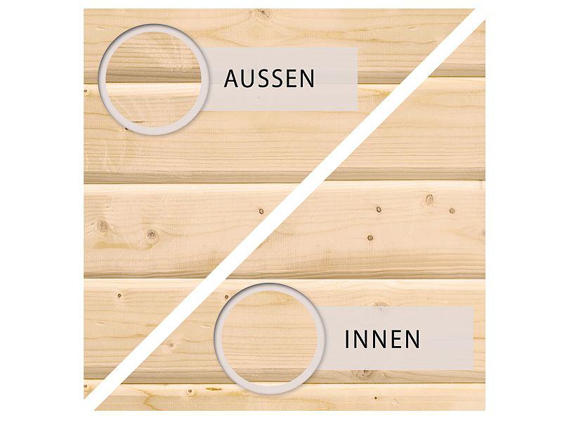 Karibu Hochbeet 2 naturbelassen 19 mm