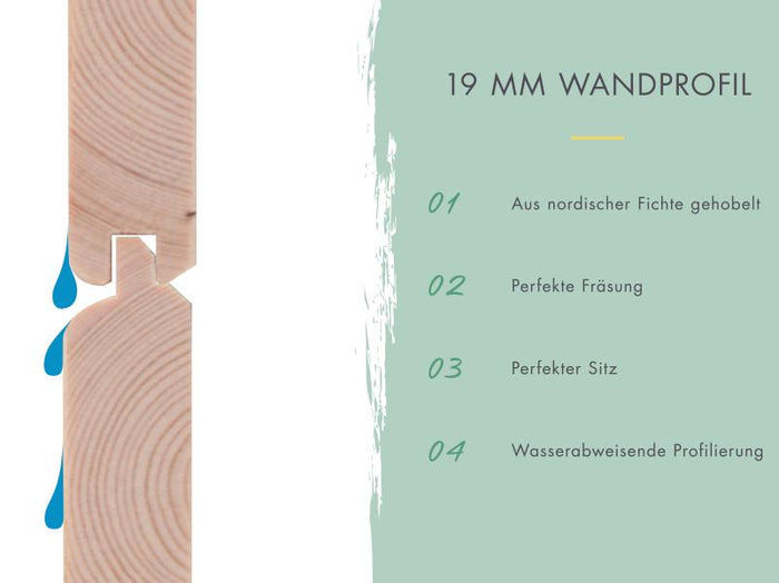 Karibu Hybrid Gartenhaus Jupiter 2 B terragrau/graualuminium